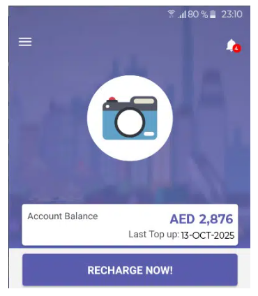 Salik Recharge Through App