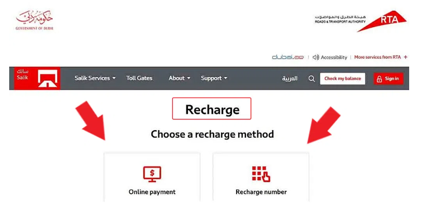 How do I Recharge My Salik Account Online in UAE